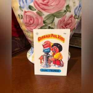 Garbage Pail Kids Cranky Frankie Trading Card - Red/Yellow